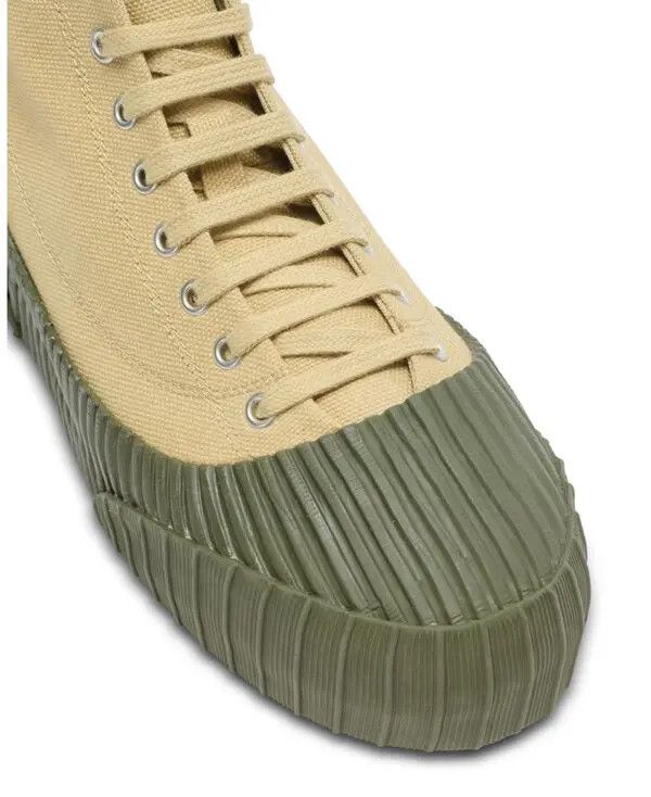 Balmain o1s1wg111225 Riff Low Top Sneakers in Beige Size US 11 / EU 44 - 5 Thumbnail
