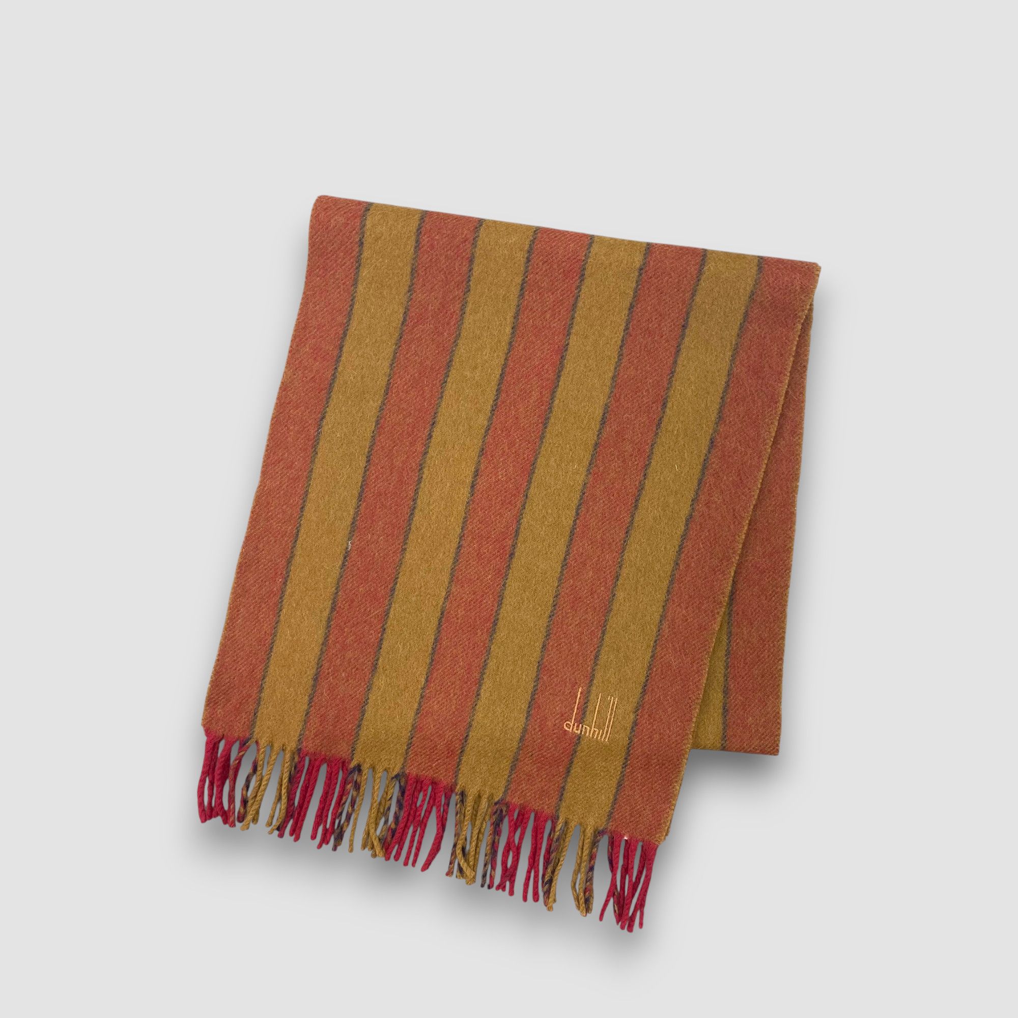 Alfred Dunhill Vintage Dunhill Scarf Muffler Wool Cashmere Winter Scarves Size ONE SIZE - 3 Thumbnail