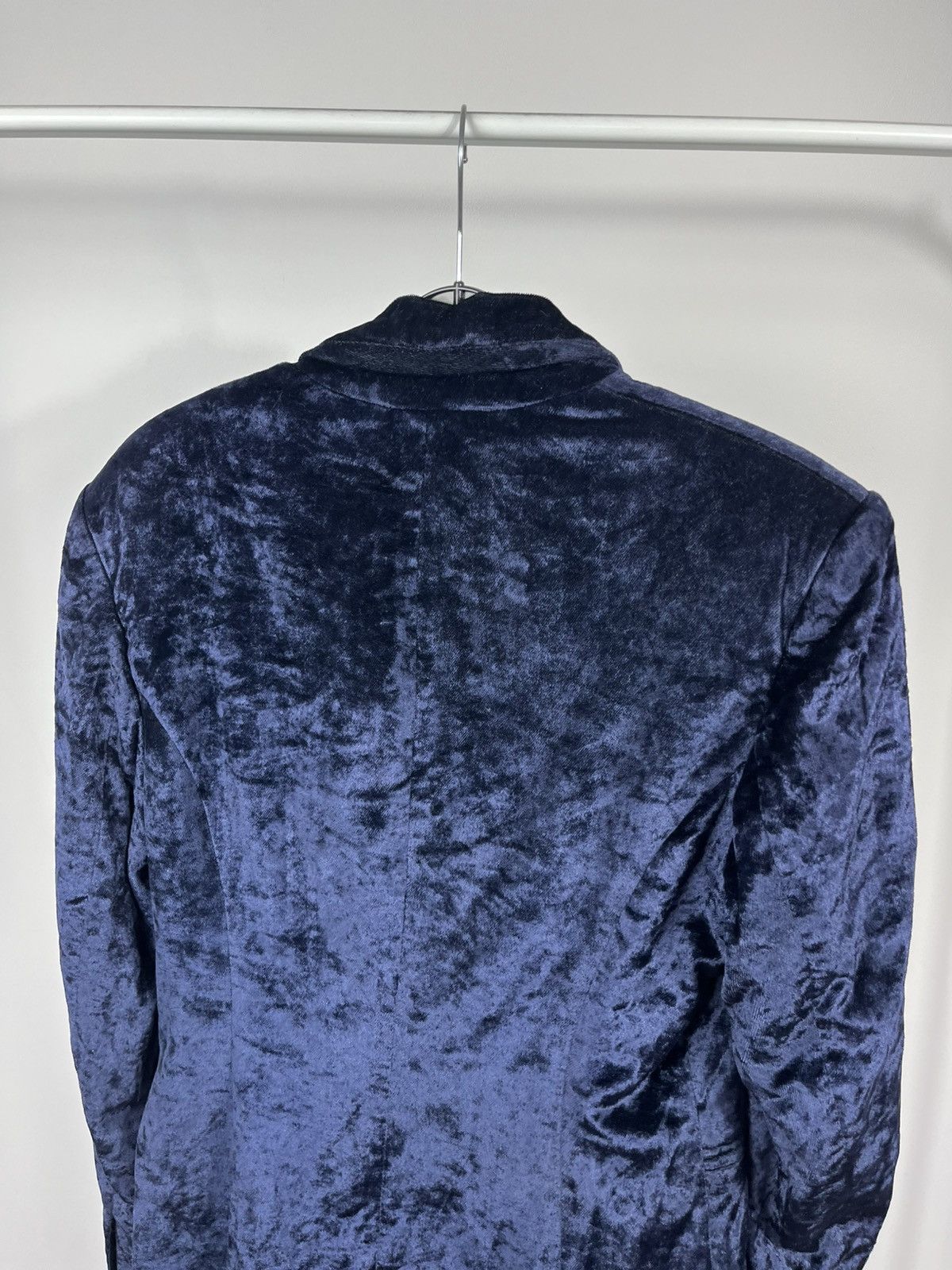 Karen Millen Karen Millen Navy Velvet Blazer Women Size 12 Elegant Jacket Size S / US 4 / IT 40 - 11 Thumbnail