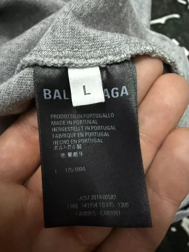 Balenciaga Balenciaga Lock letter Logo round neck long sleeve T-shirt Size US L / EU 52-54 / 3 - 5 Thumbnail