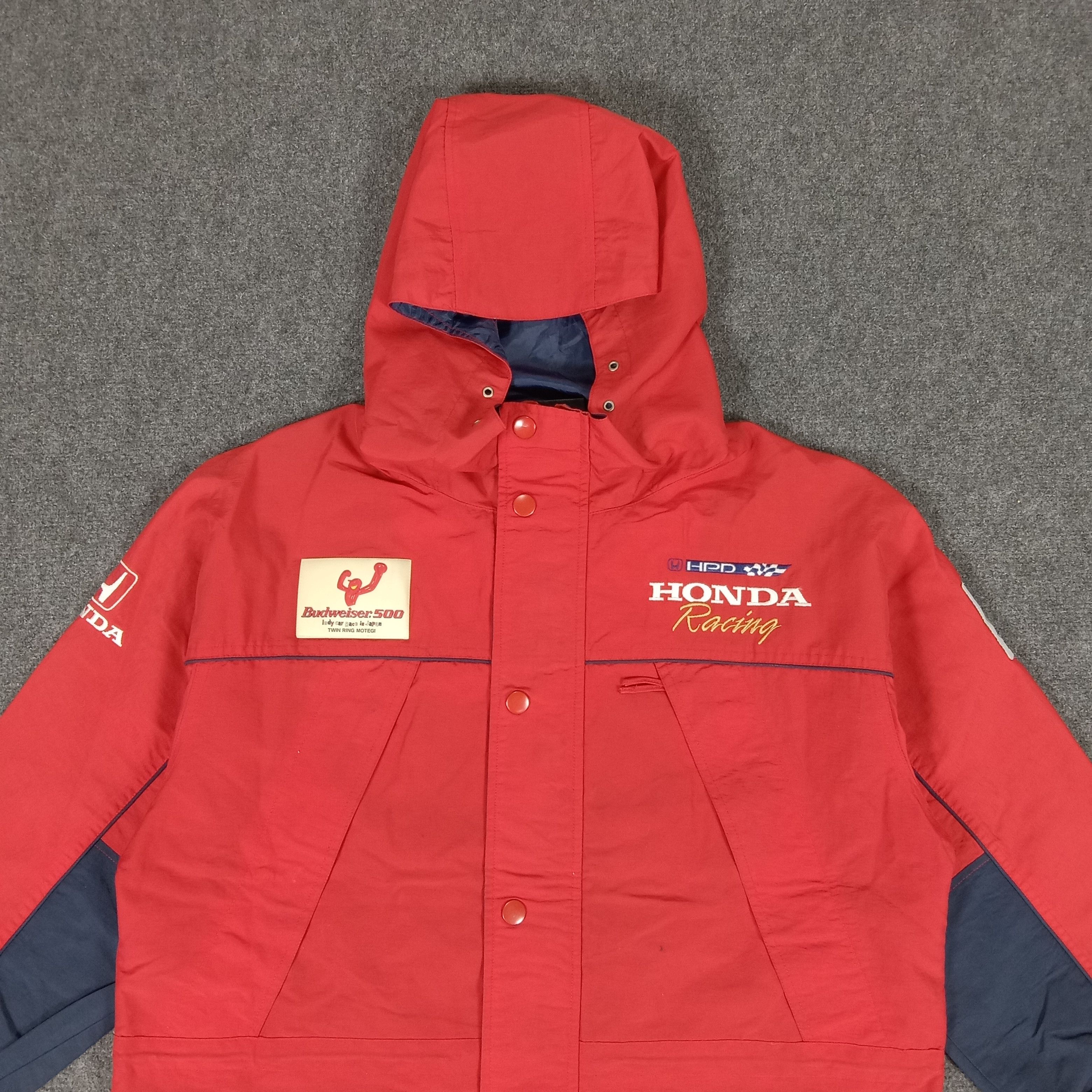 Honda × Vintage Honda Racing Formula One Team Windbreaker Jacket Size US XL / EU 56 / 4 - 5 Thumbnail