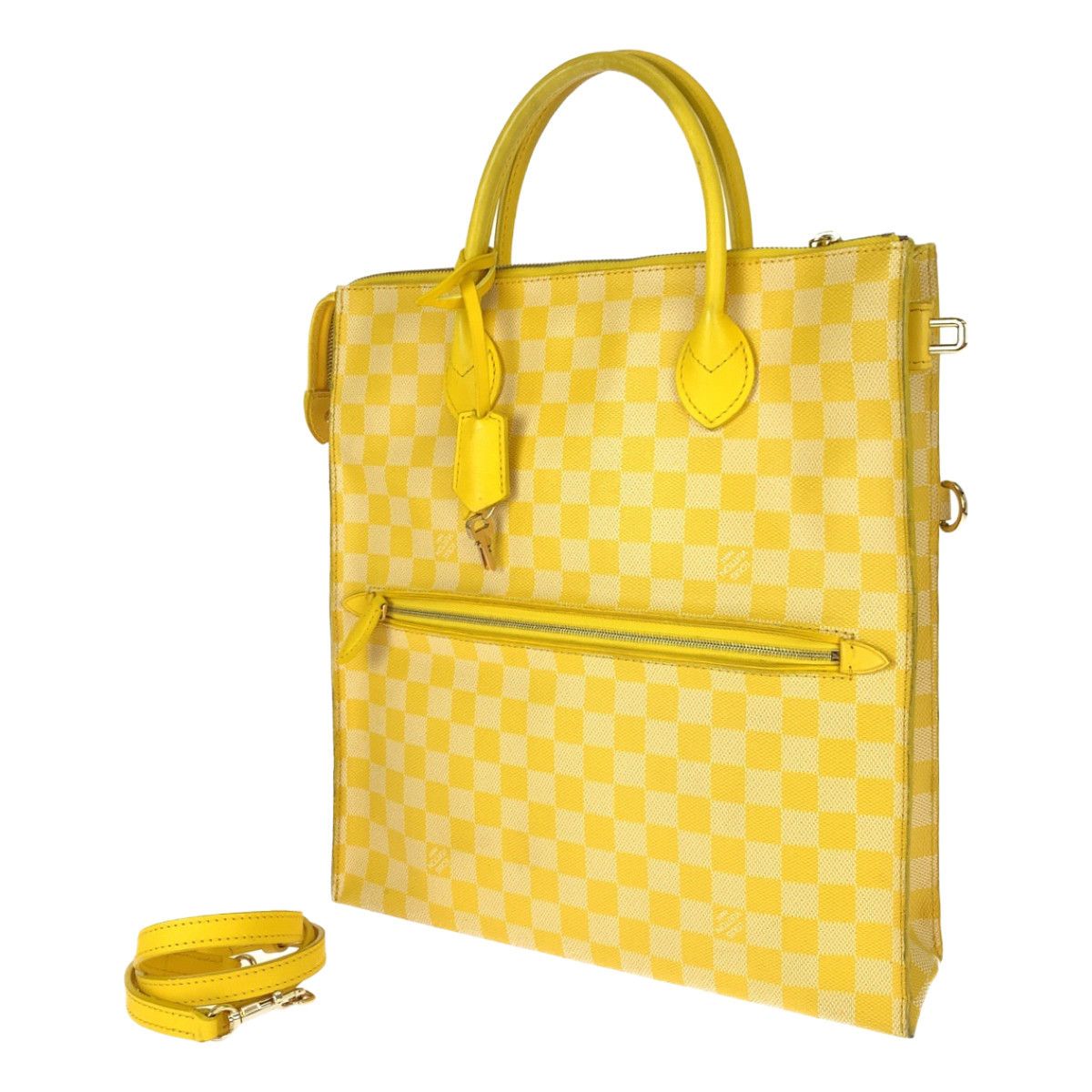 Louis Vuitton Louis Vuitton Louis Vuitton Damier Mobile PVC Shoulder Bag N41305 Canvas Shoulder Bag N41305 in Very Good Condition Size ONE SIZE - 1 Thumbnail