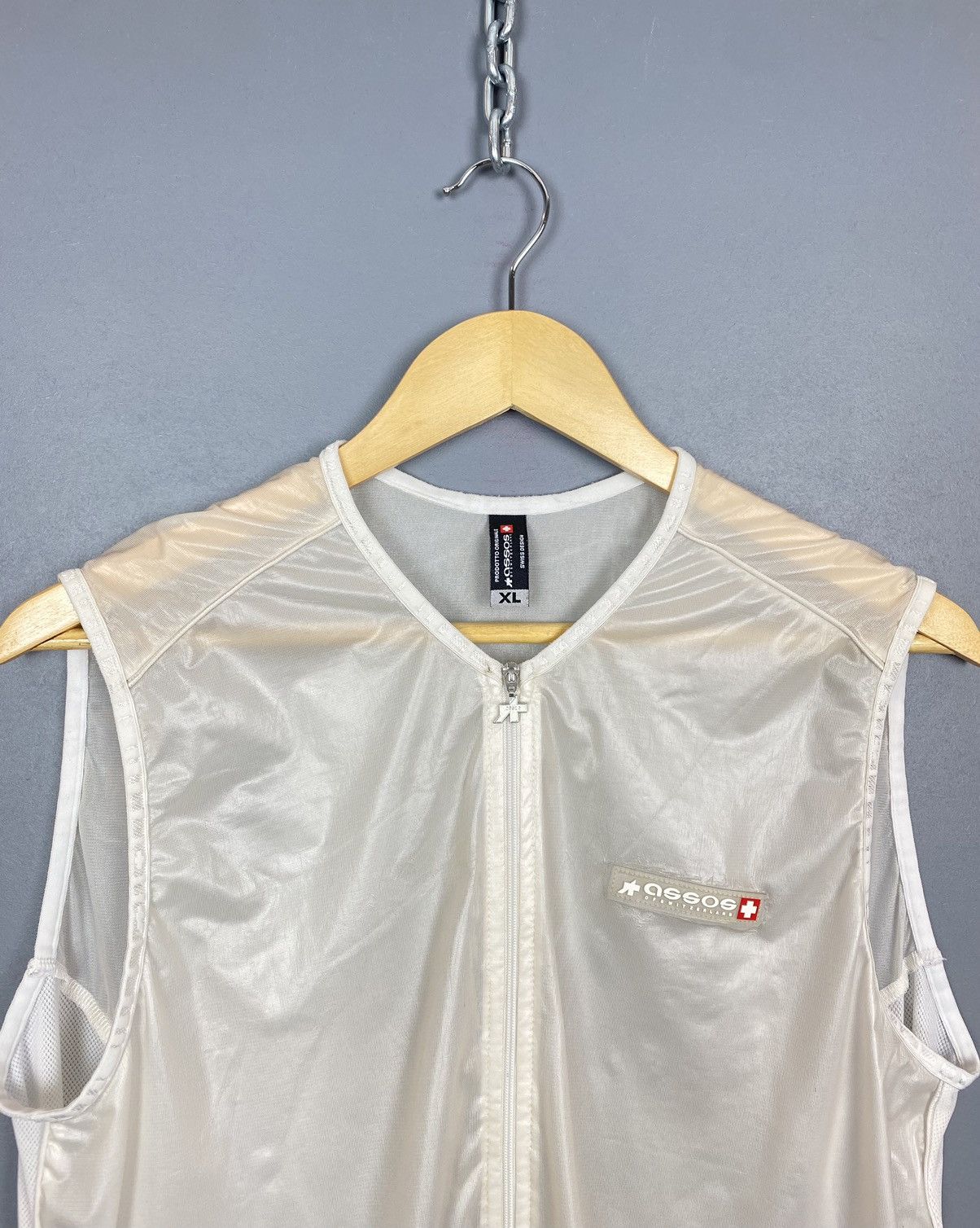 Other Vintage Assos Of Switzerland Cycling Vest Gilet Top White Size US XL / EU 56 / 4 - 3 Thumbnail