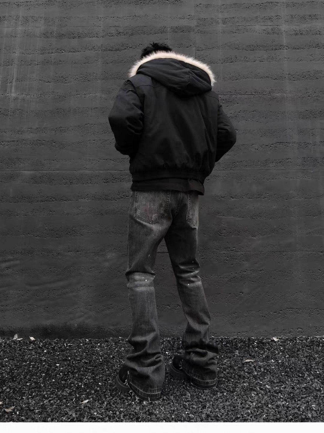 Jean × Vintage Utility punk grunge washed faded stain paint jeans Size US 32 / EU 48 - 7 Thumbnail