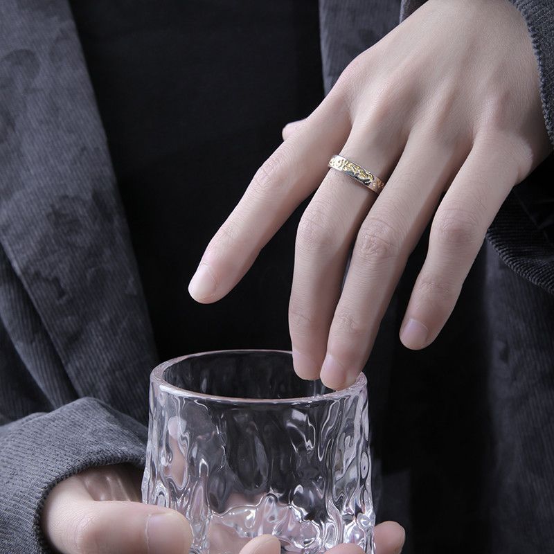 Jewelry Modern Jewelry Rings Open Size Chrome Ring (Size 7-13) Size ONE SIZE - 5 Thumbnail