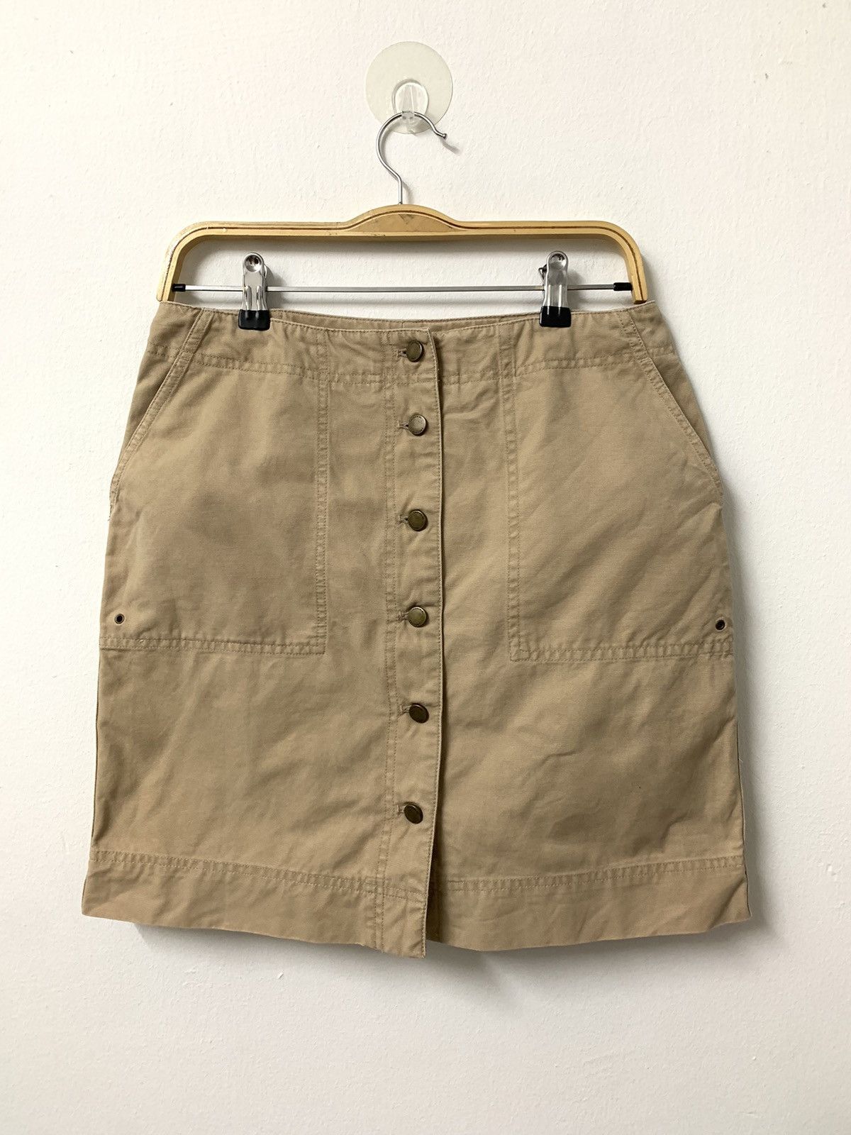 image of Lauren Ralph Lauren x Vintage Laurent Ralph Laurent Petiti Skirt in Beige, Women's (Size 30)