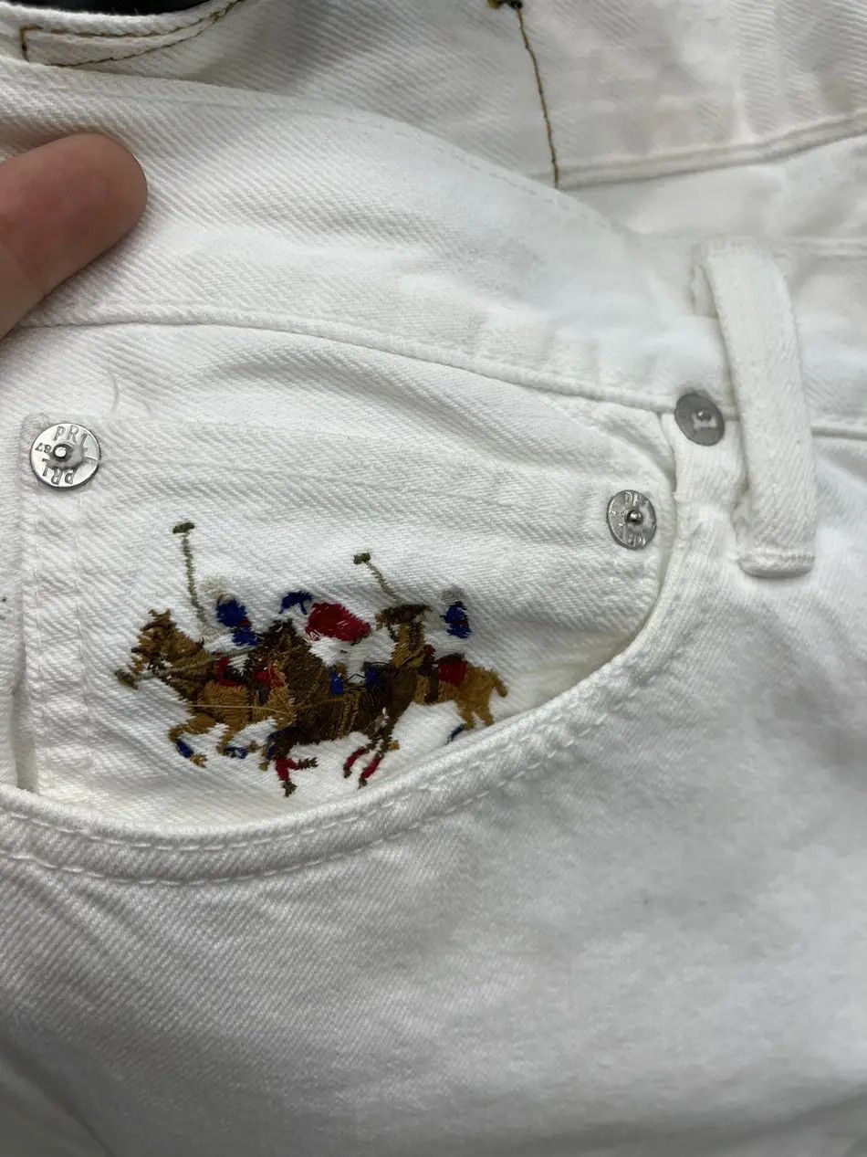 Polo Ralph Lauren Polo Ralph Lauren Denim Jeans With Fringe Size US 32 / EU 48 - 4 Thumbnail
