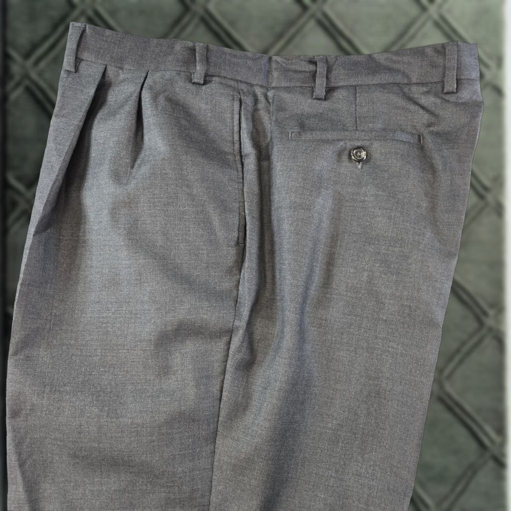 Ralph Lauren Lauren Ralph Lauren Pants Mens 34x30 Gray Dress Tweed Pleated Straight Pockets Size US 34 / EU 50 - 1 Thumbnail