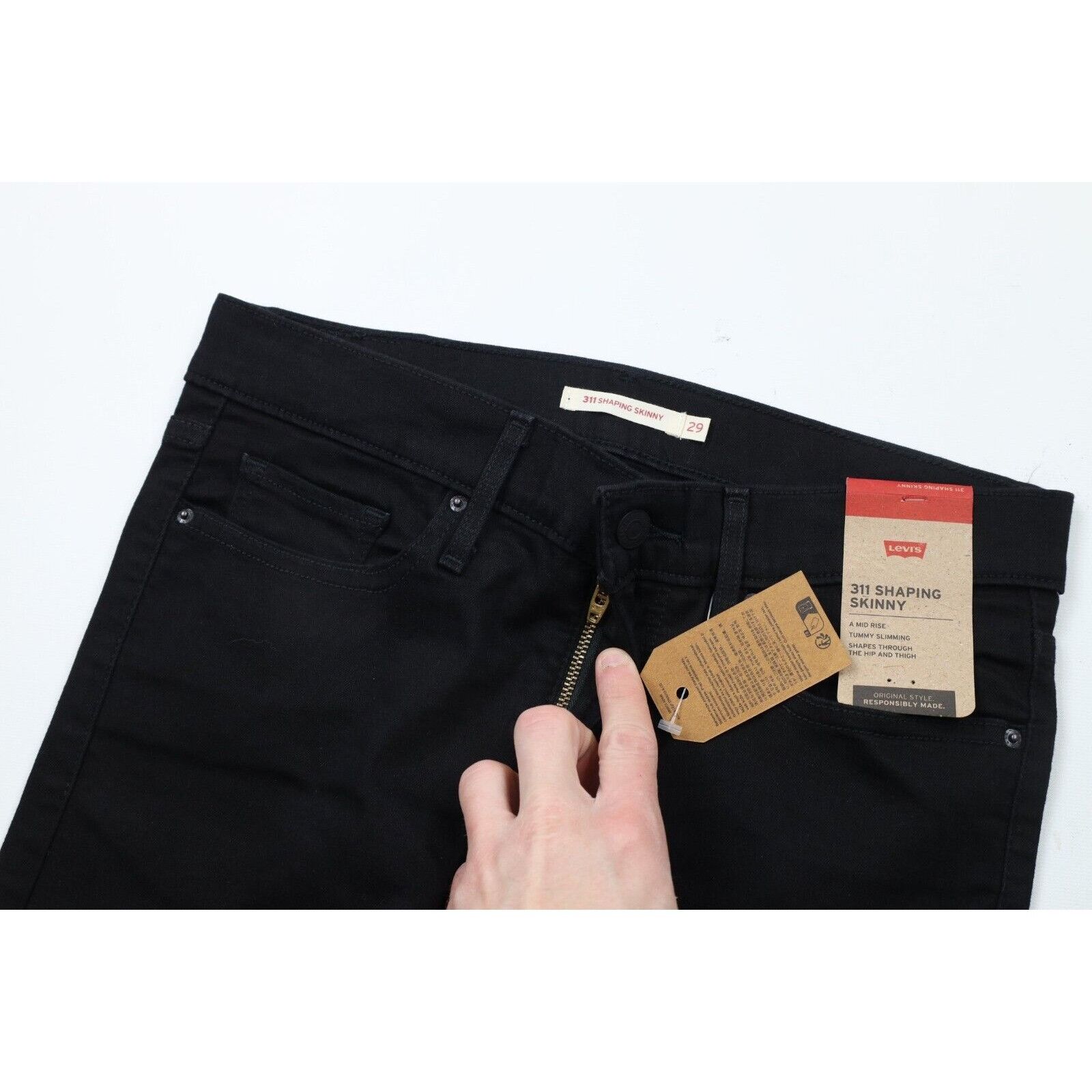 Levi's New Levis 311 Mid Rise Stretch Shaping Skinny Jeans Size 29" - 5 Thumbnail