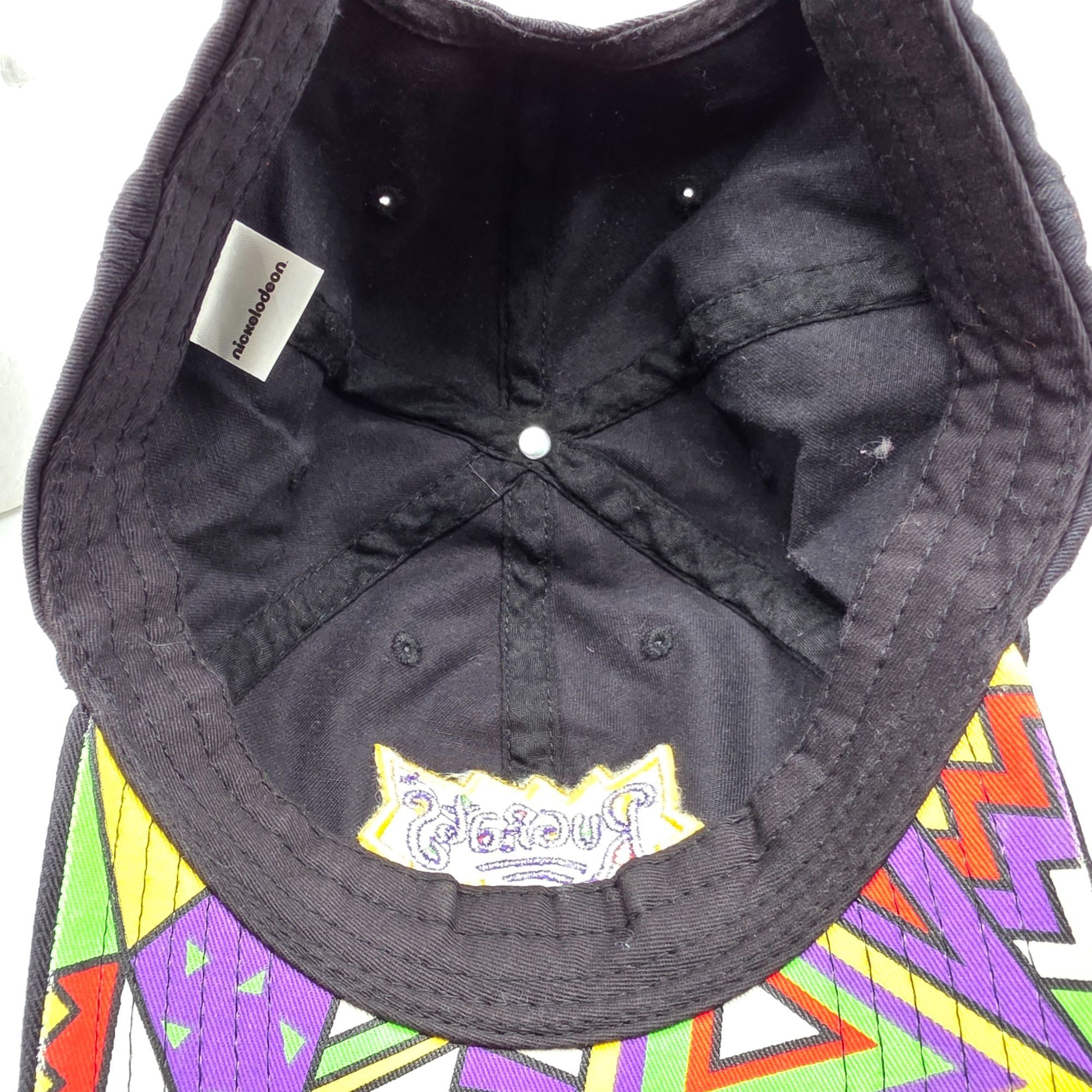 Nickelodeon Nickelodeon Rugrats Adult Adjustable Black Baseball Cap Cart Size ONE SIZE - 7 Thumbnail