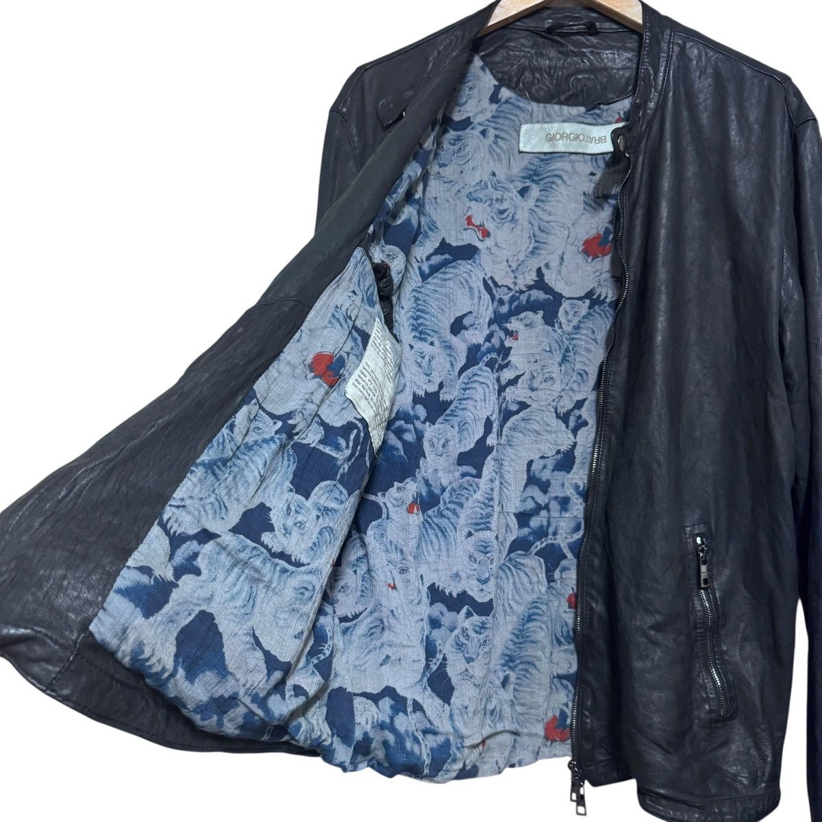 Giorgio Brato Giorgio Brato Leather Jacket BlackPepper Size US L / EU 52-54 / 3 - 15 Thumbnail