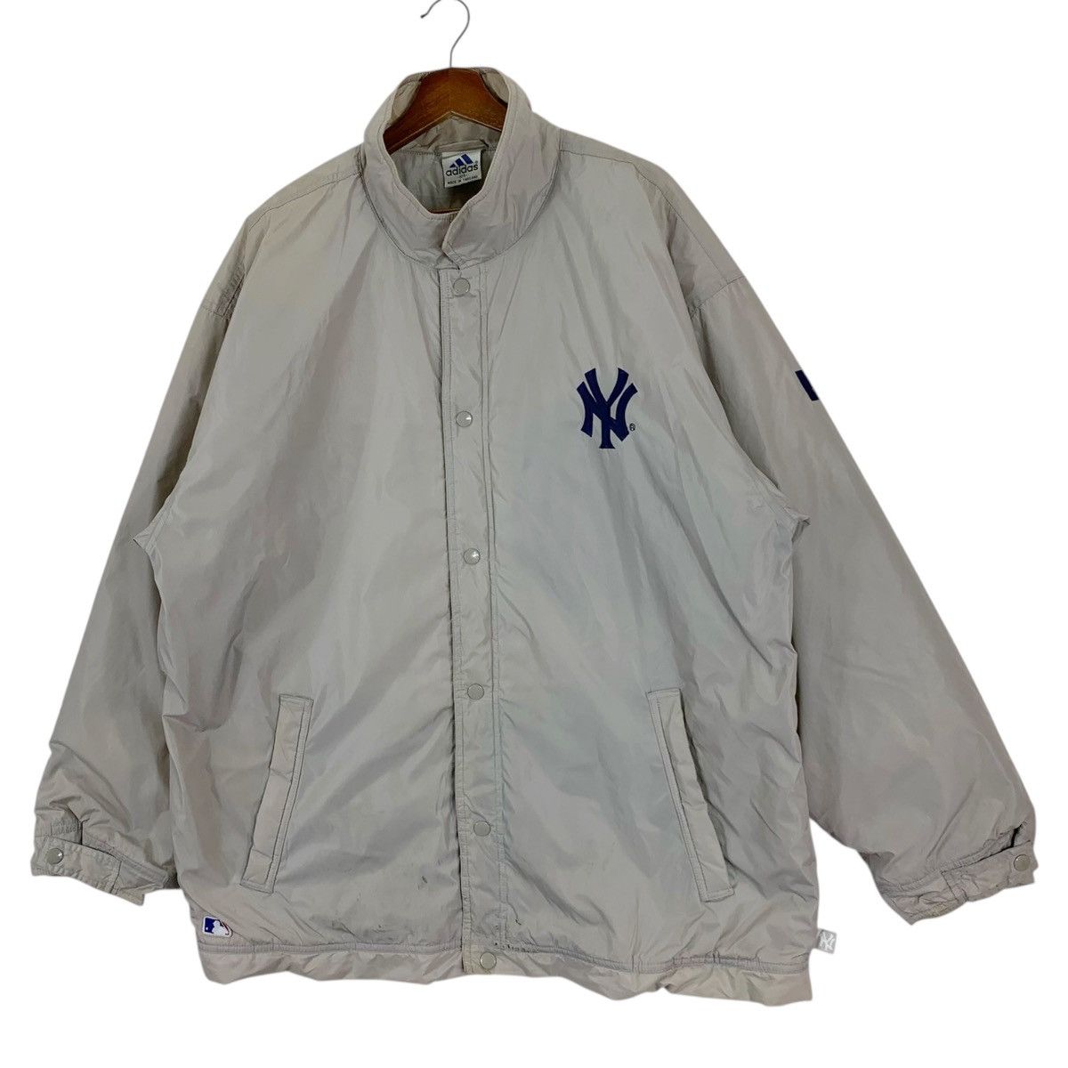 Adidas Vintage Adidas Button Light Jacket Size US L / EU 52-54 / 3 - 3 Thumbnail