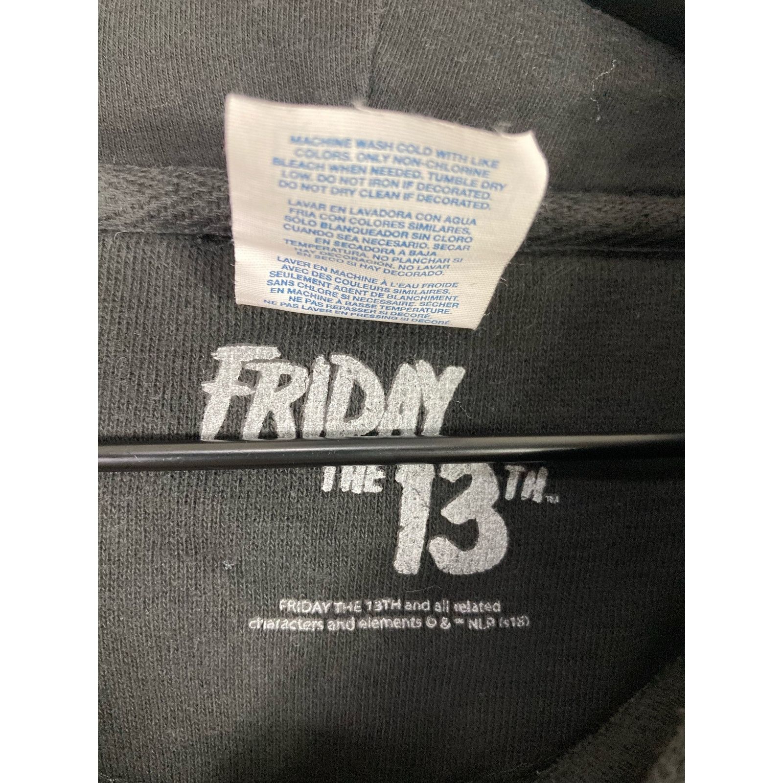 Other Friday the 13th Hoodie Women's M Black Horror Movie Graphic Size M / US 6-8 / IT 42-44 - 7 Thumbnail