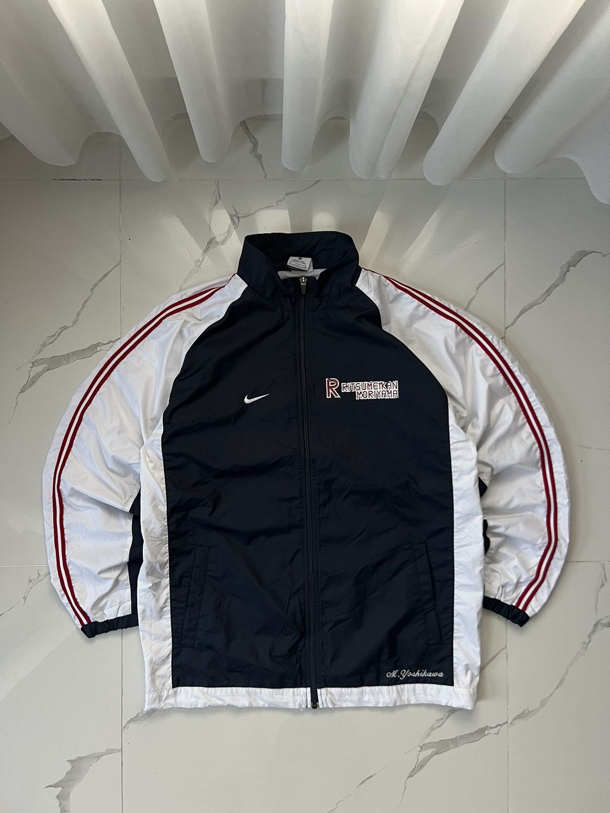 Nike × Vintage 90's NIKE MADE IN JAPAN YOSHIKAWA RARE RETRO TRACK JACKET Size US S / EU 44-46 / 1 - 1 Thumbnail