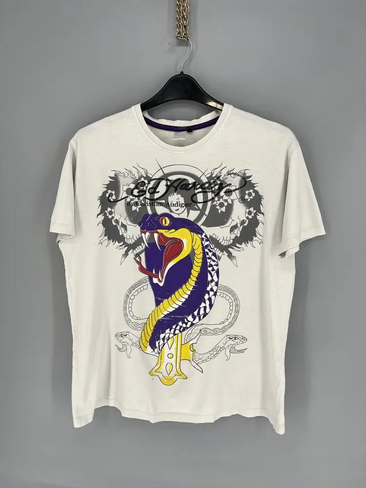 Ed Hardy Vintage Y2k Ed Hardy T-Shirt Size XL Size US XL / EU 56 / 4 - 3 Thumbnail