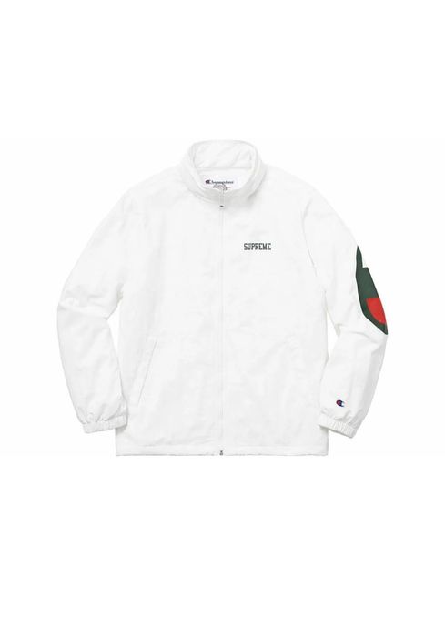 Supreme SS18 Supreme x Champion Nylon Track Jacket White Size S