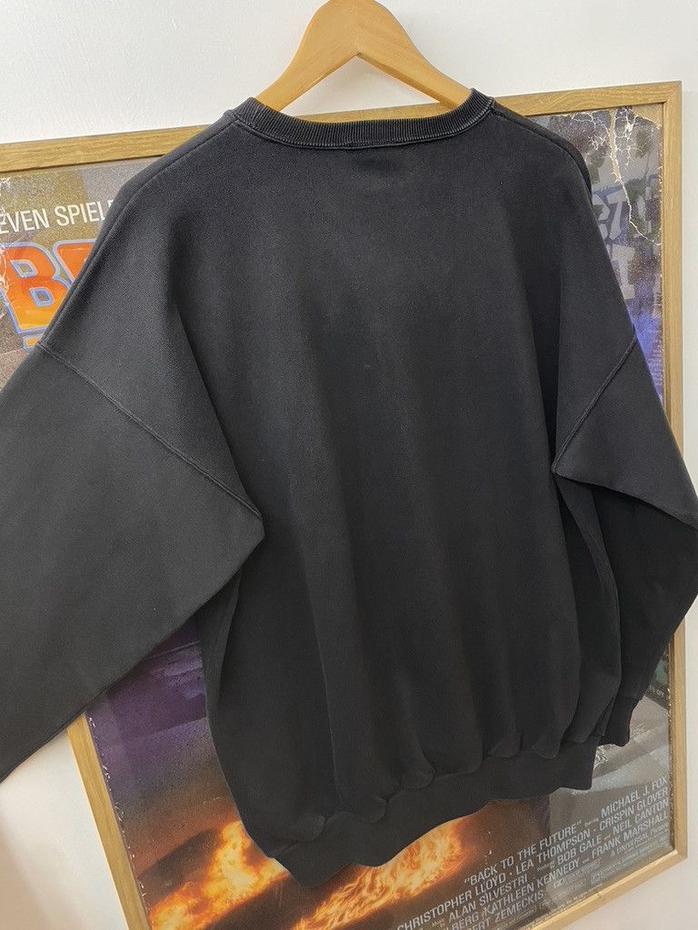 Adidas 90s Adidas Sketch Style Centre Trefoil Spellout Sweatshirt Size US L / EU 52-54 / 3 - 4 Thumbnail