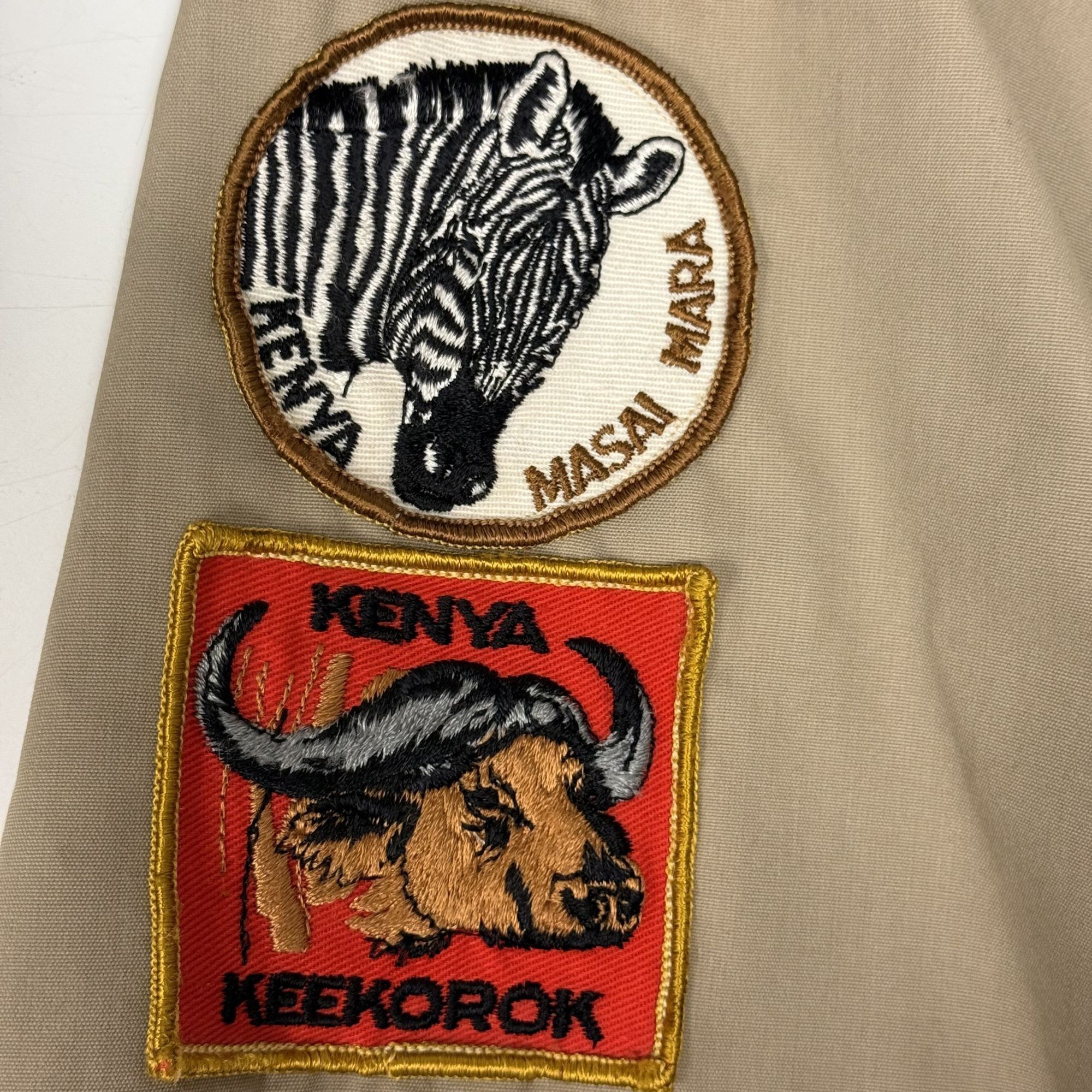 Other Vtg Sterling Khaki SAFARI Travel Shirt GAME LODGE Shirt Size US XL / EU 56 / 4 - 17 Thumbnail