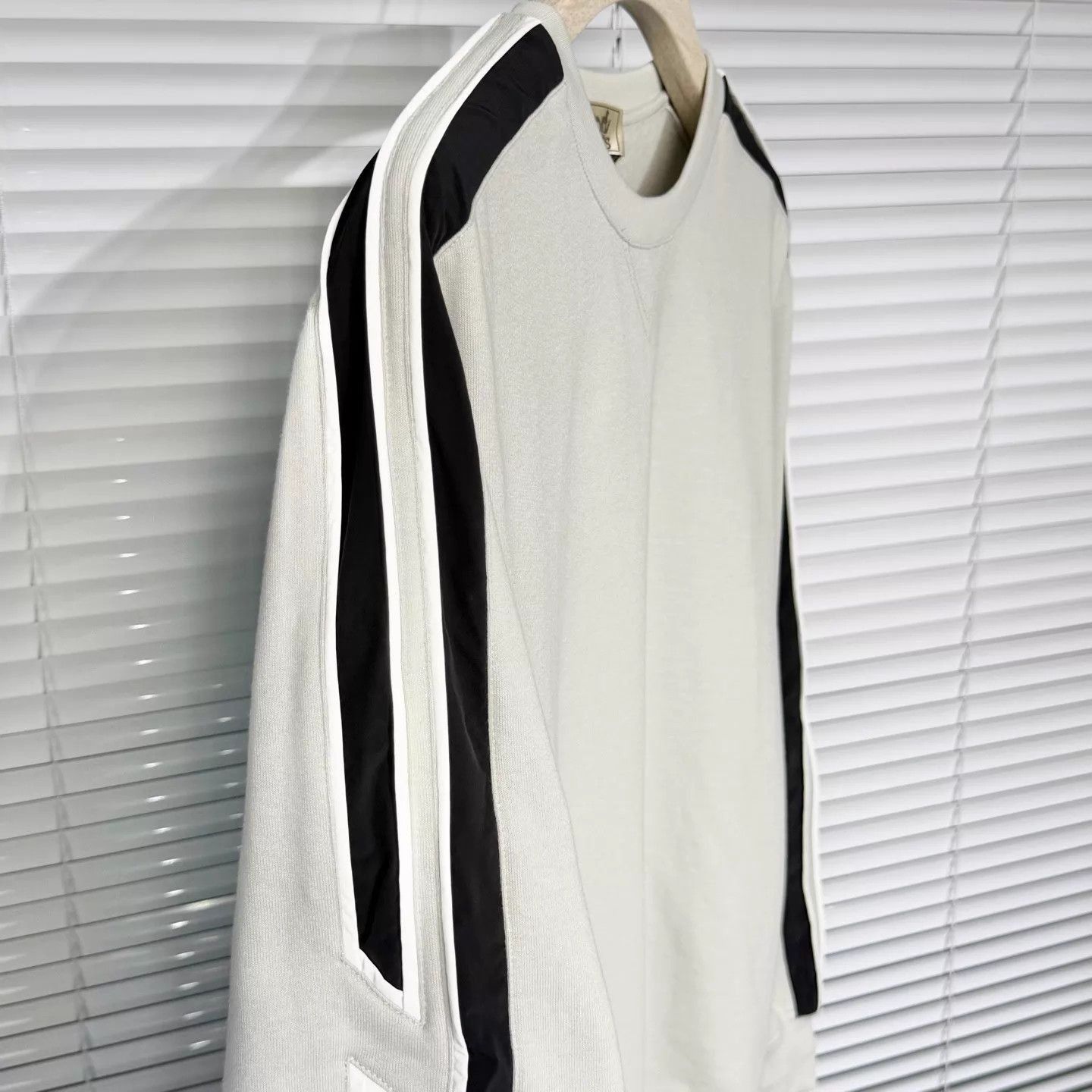 Hermes Gray Striped Long Sleeve Sweatshirt Size M Size US M / EU 48-50 / 2 - 3 Thumbnail