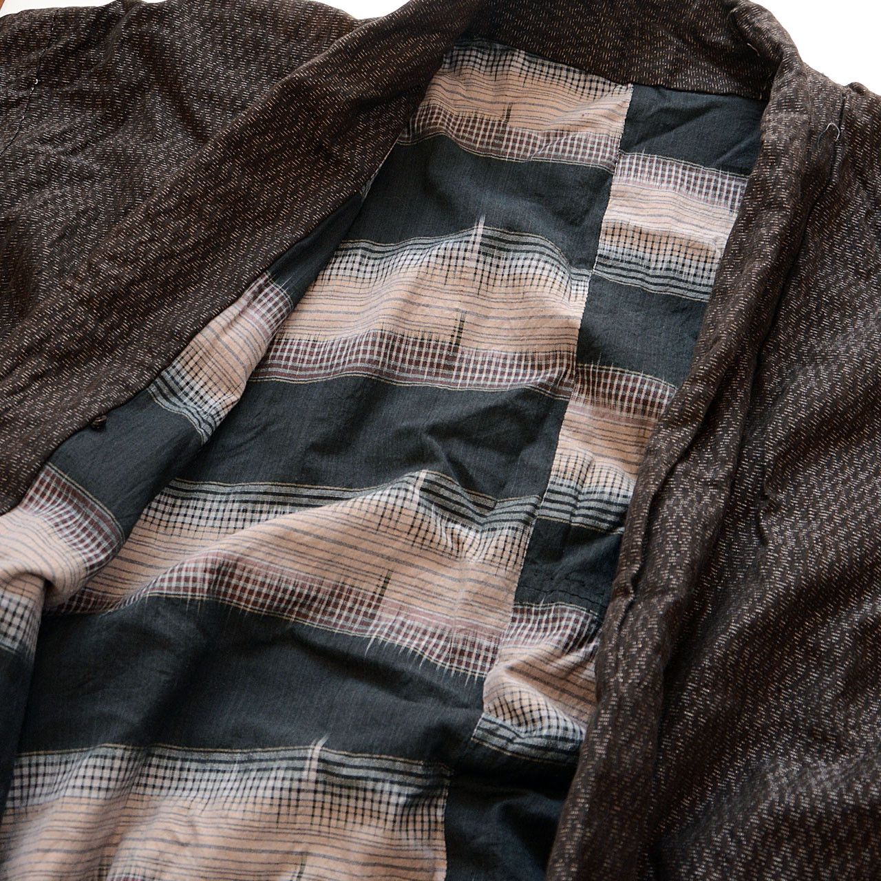 Other Haori Jacket Men Japanese Kimono Vintage Semi-Long Outerwear Size US L / EU 52-54 / 3 - 7 Thumbnail
