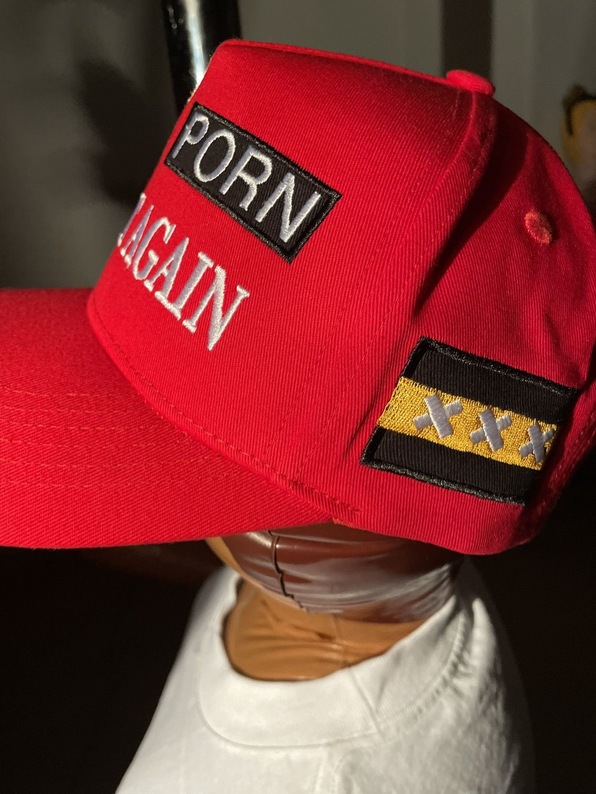 Designer Make PORN Great Again Cap – XXX SEWN Exclusive Size ONE SIZE - 3 Thumbnail