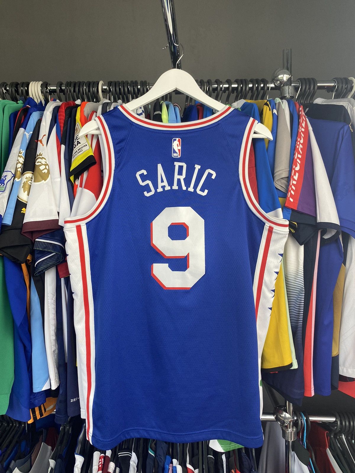 Nike Philadelphia 76ers Sixers NBA Nike Jersey #9 Saric Size US L / EU 52-54 / 3 - 2 Thumbnail
