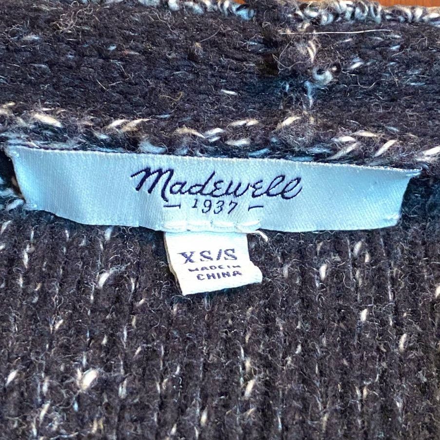 Madewell Madewell Heather Gray Argyle Knit Cardigan Sweater Size XS/S Size XS / US 0-2 / IT 36-38 - 4 Thumbnail