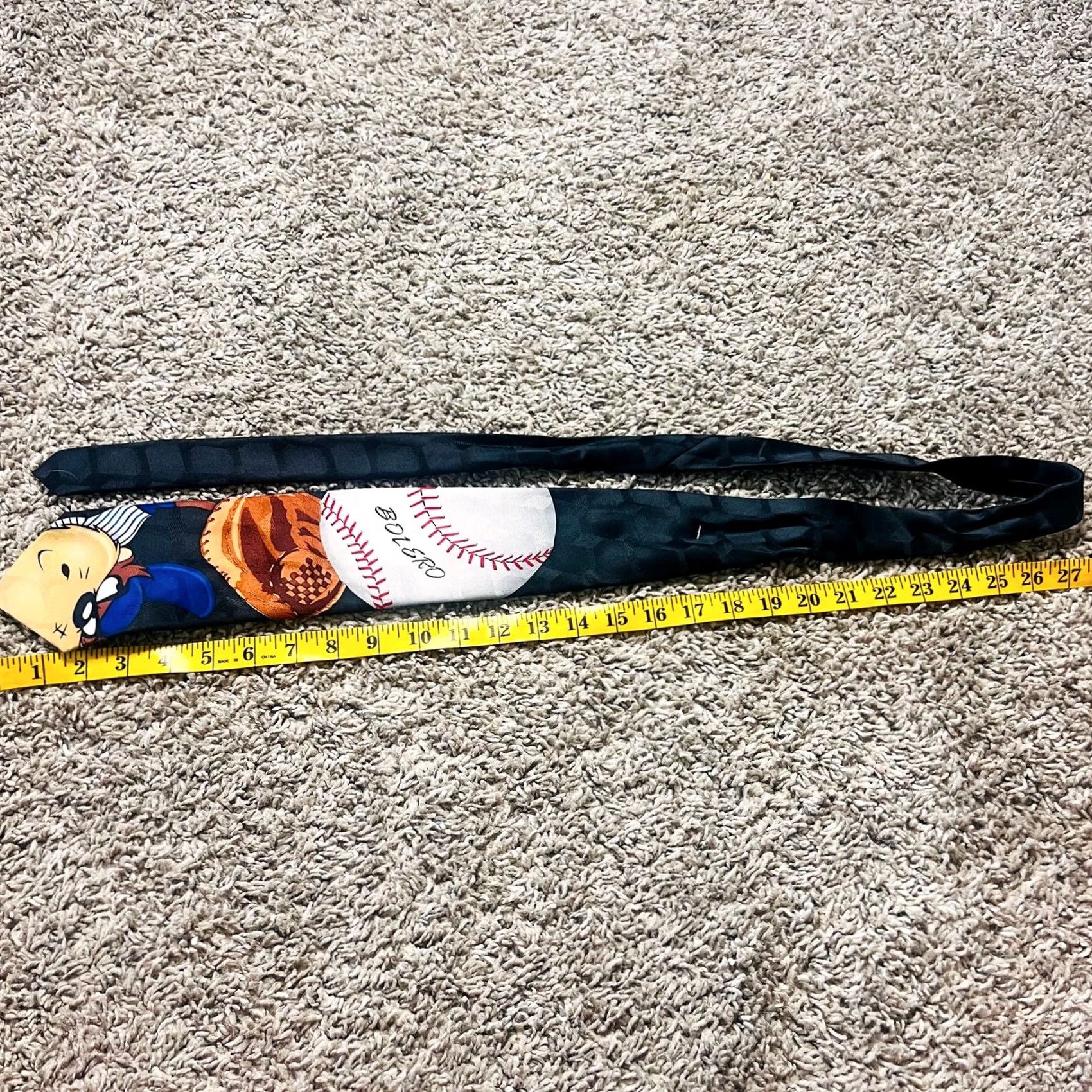 Vintage Looney Tunes Mania 1996 Baseball Bolero Tie Men's Size ONE SIZE - 3 Thumbnail