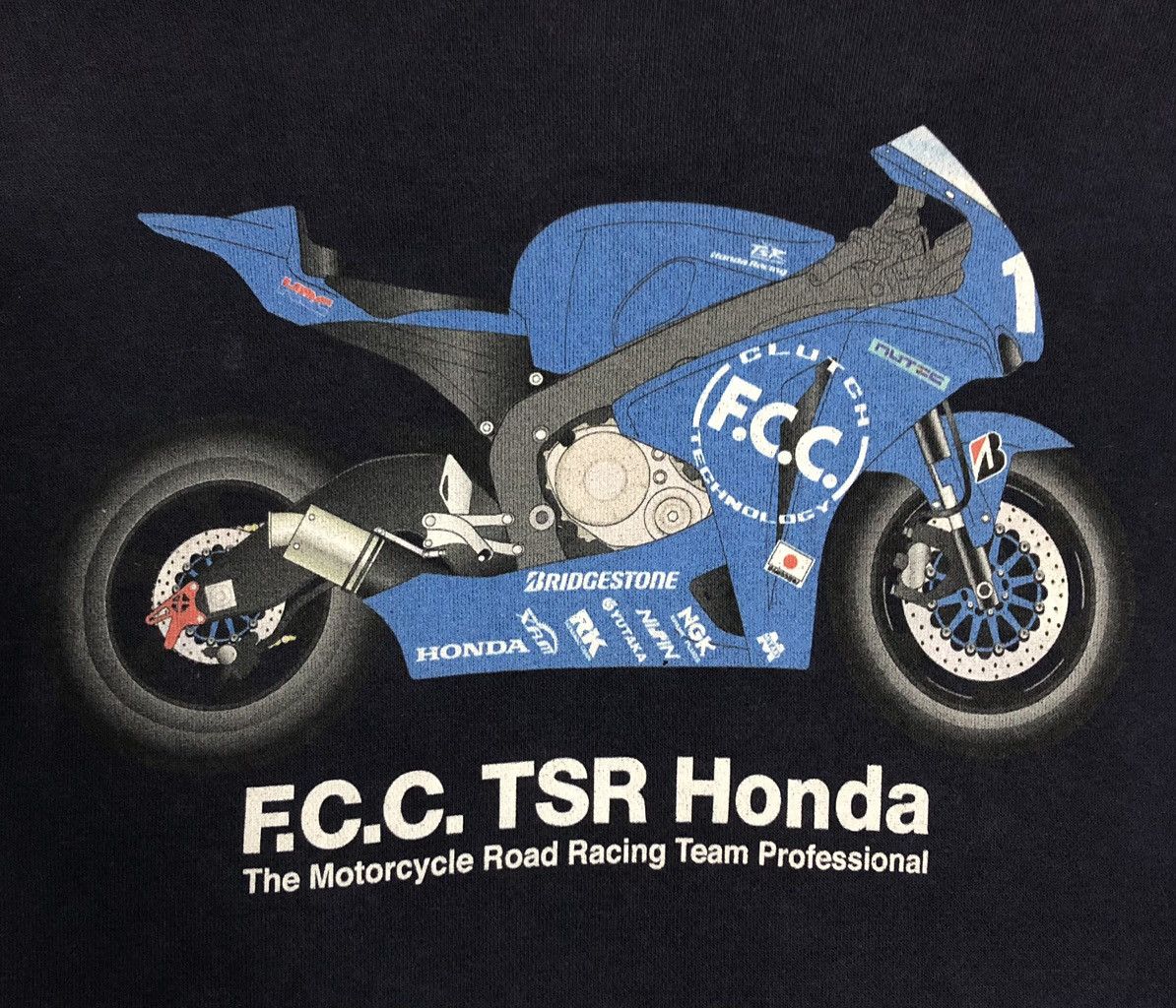 Vintage Vintage F.C.C. TSR Honda Sweatshirt Size US M / EU 48-50 / 2 - 3 Thumbnail