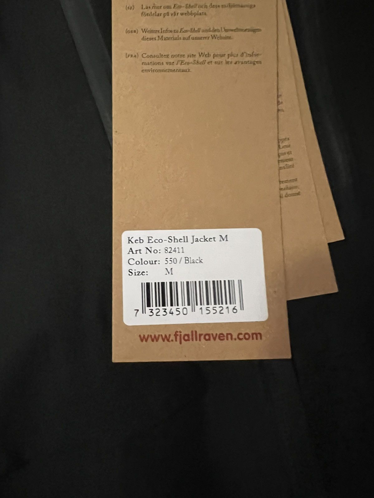 Fjallraven Keb Eco-Shell Size US M / EU 48-50 / 2 - 4 Thumbnail
