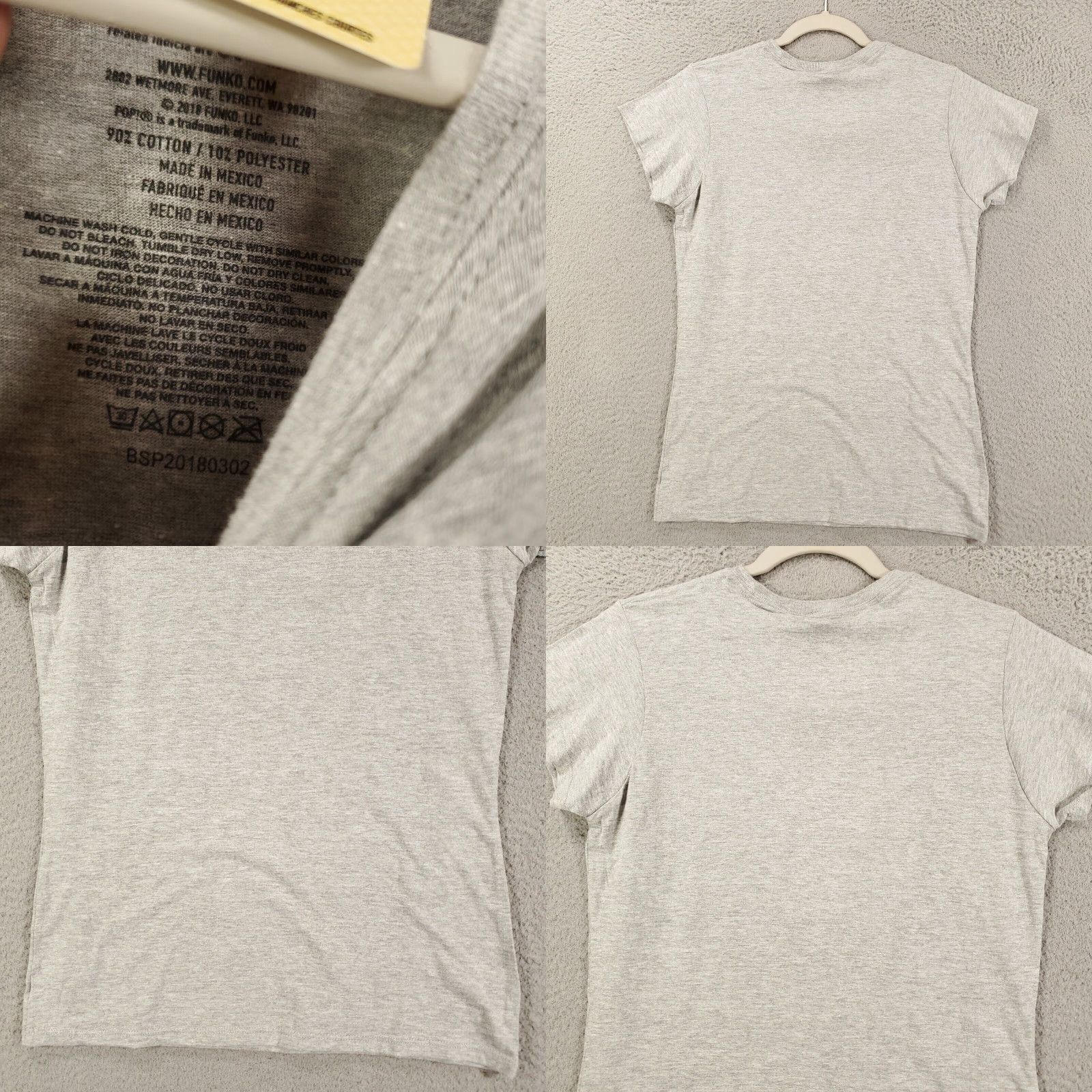 Vintage Funko Shirt Womens T-Shirt Gray Harry Potter Sorting Hat Tee M Juniors NWT Size M / US 6-8 / IT 42-44 - 8 Thumbnail