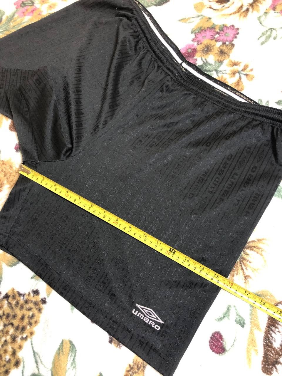 Umbro Umbro Vintage Retro Men's Black Monogram Light Shorts Size US 38 / EU 54 - 6 Thumbnail