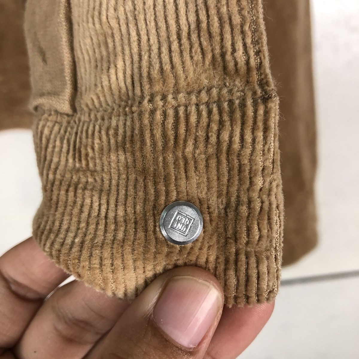 🔥Cropped Biker Jacket Corduroy Uniqlo Japan Issey Miyake