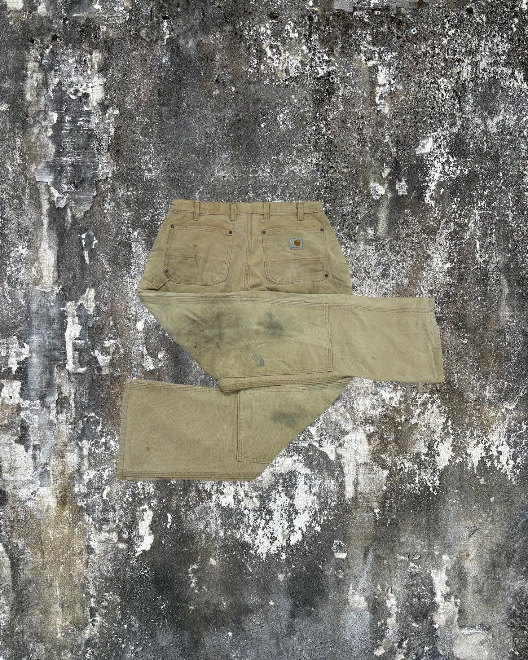 Carhartt Carhartt Double Knee Trousers - EB136 BRN Size US 33 - 1 Thumbnail
