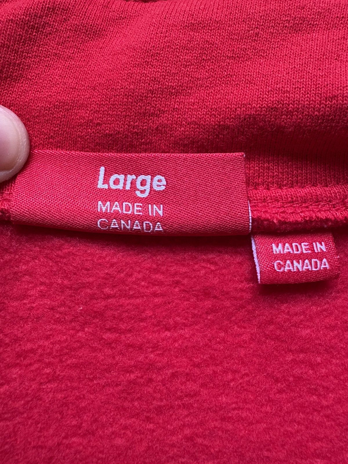 Supreme Supreme Collegiate Half Zip Pullover Red FW24 Size US L / EU 52-54 / 3 - 9 Thumbnail