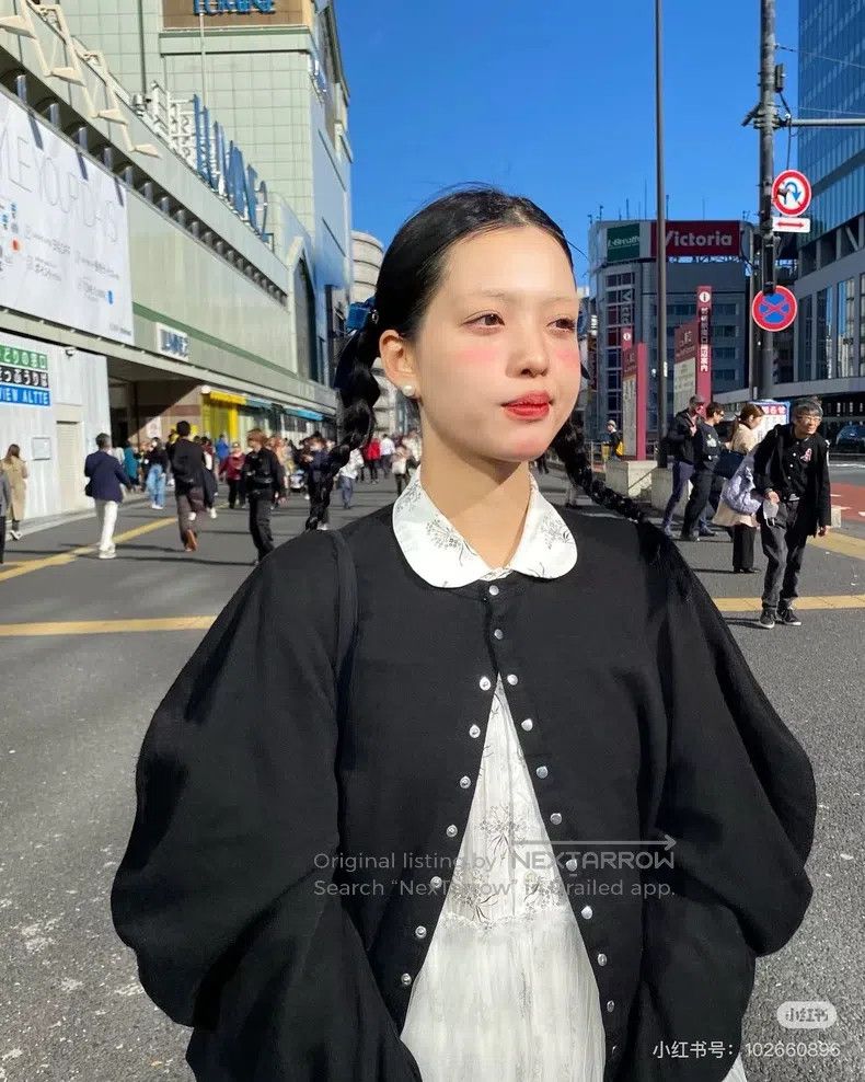 Comme des Garcons Comme Des Garcons Black Wool Batwing Sleeve Knit Cardigan Size S / US 4 / IT 40 - 7 Thumbnail