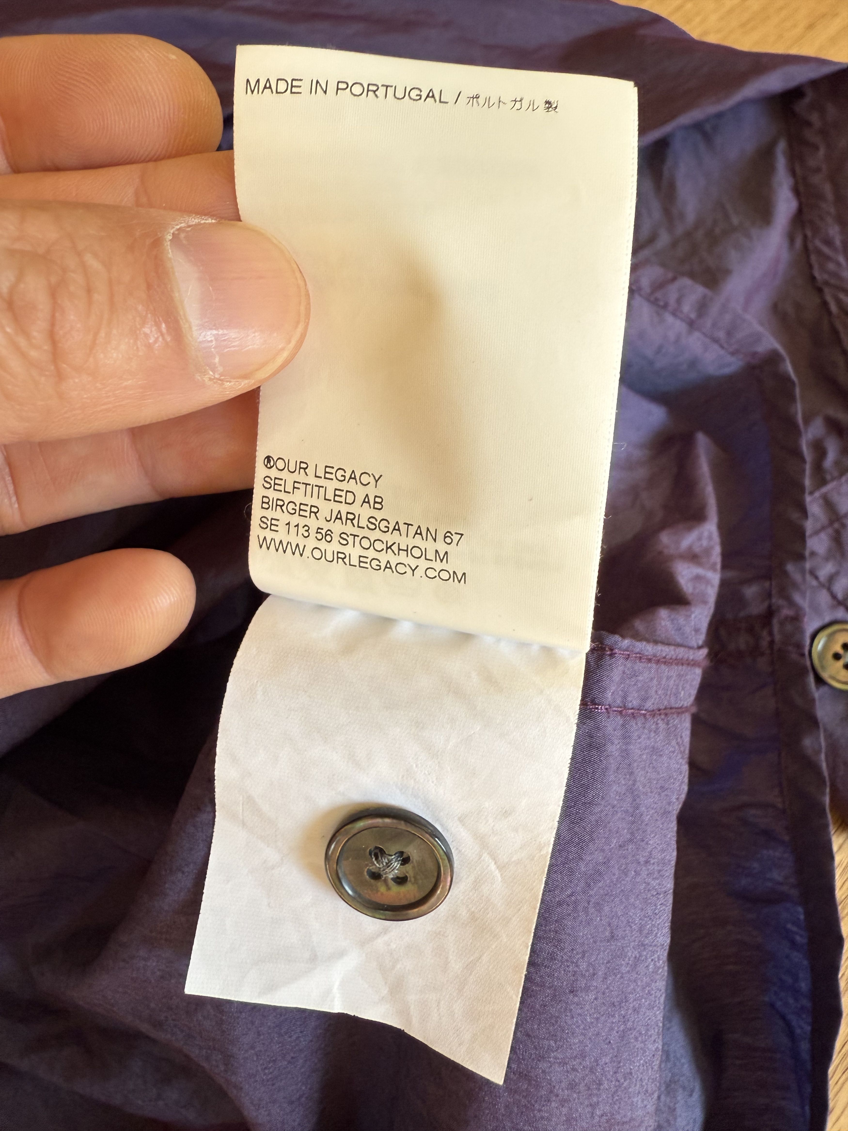 Our Legacy Our Legacy Borrowed Shirt Size US M / EU 48-50 / 2 - 8 Thumbnail
