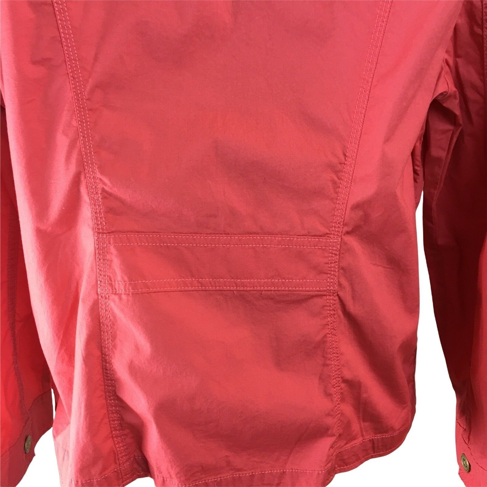 Chicos Womens Zip Up Jacket Pink Chicos 2 Lightweight US Size L u Size XXL / US 16-18 / IT 52-54 - 4 Thumbnail