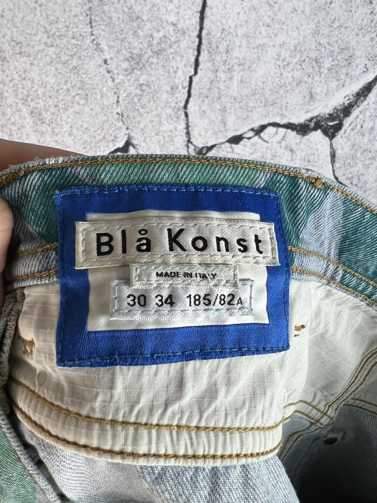 Acne Studios ACNE STUDIOS BLA KONST denim W30 L34 Distressed Land Print Size US 33 - 4 Thumbnail