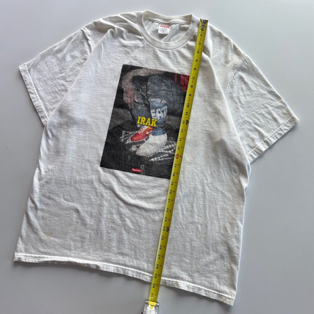 IRAK × Supreme FW22 Supreme x IRAK Cast Tee 'White' Size XL Size US XL / EU 56 / 4 - 9 Thumbnail