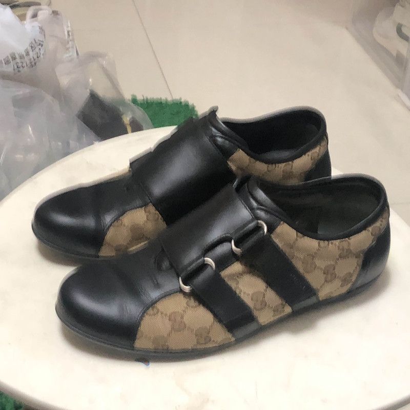 Gucci Gucci Brown Comfortable Casual Shoes for Men 0079 Size US 9.5 / EU 42-43 - 1 Thumbnail