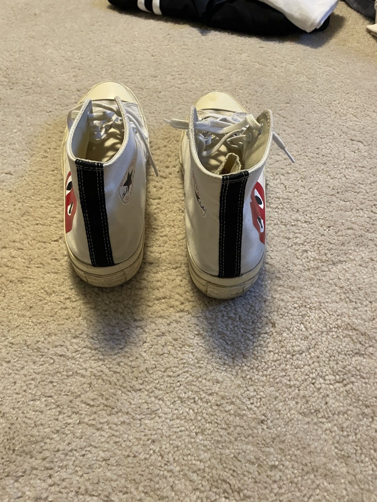Comme des Garcons × Converse White CDG Converse Size US 11 / EU 44 - 4 Thumbnail
