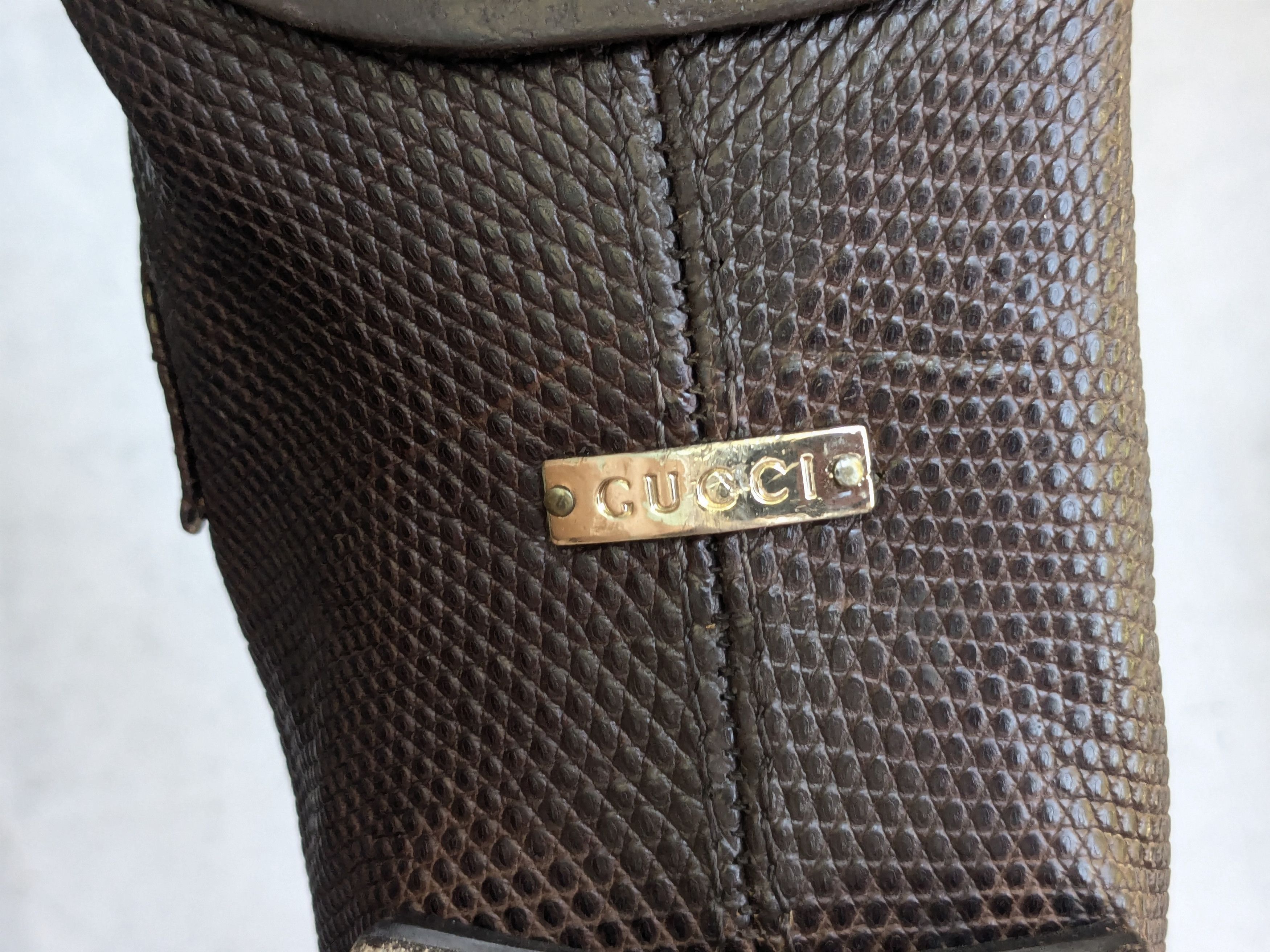 Gucci Gucci Horsebit Loafers Brown Lizard Leather 11.5 Slip On Size US 11.5 / EU 44-45 - 15 Thumbnail