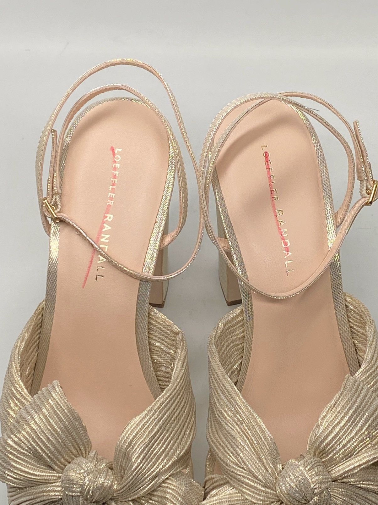 Loeffler Randall Loeffler Randall Natalia Pleated Platform Sandals size 10 Size US 10 / IT 40 - 10 Thumbnail