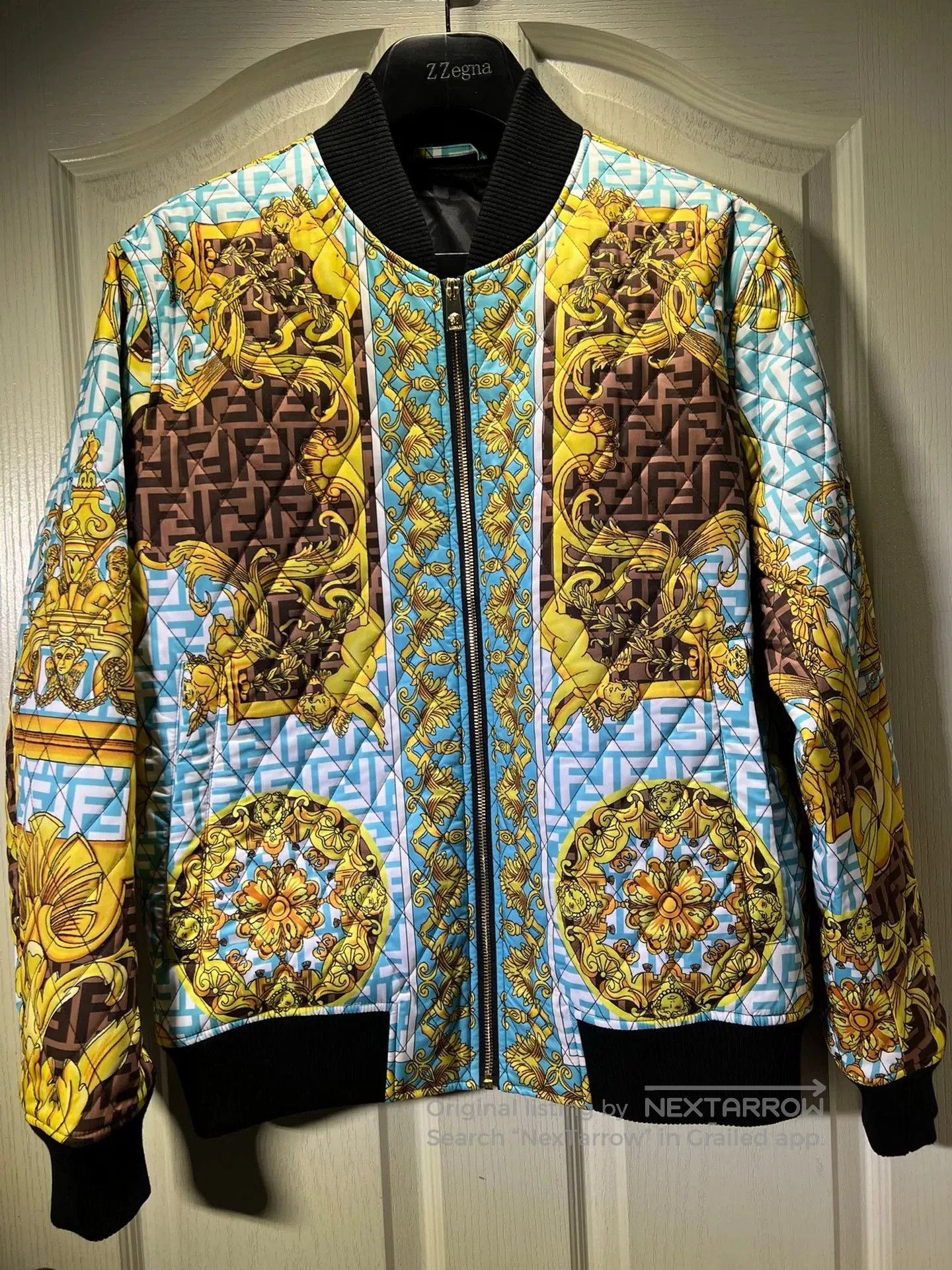 Versace Versace Men's Autumn Winter Cotton Jacket. Size US L / EU 52-54 / 3 - 1 Thumbnail