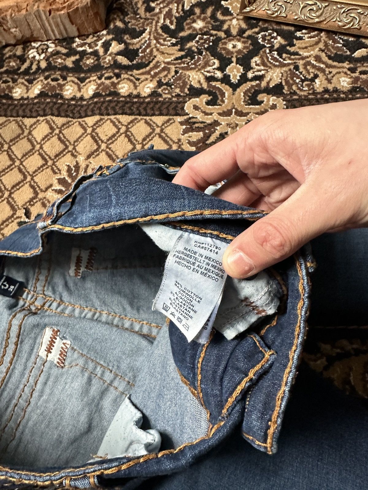 Japanese Brand True Religion Pants Denim Size US 36 / EU 52 - 9 Thumbnail