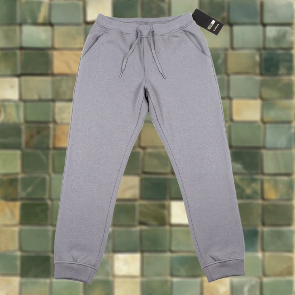 Lululemon NWT Lululemon Men’s Smooth Spacer Pants Warm Ash Gray Medium M Jogger Straight Drawstring Activewear Pants Mens Size US 31 - 1 Thumbnail