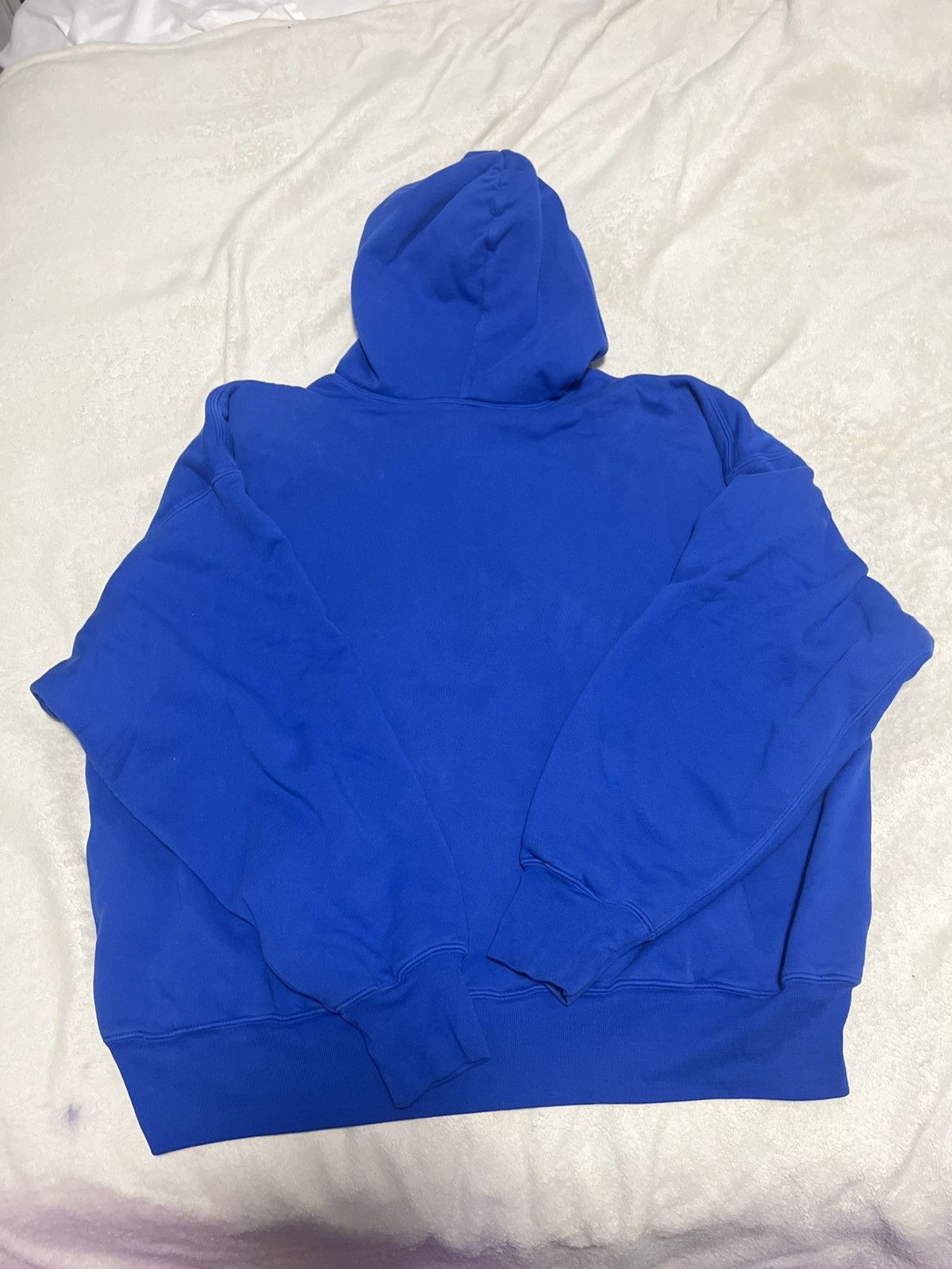 Image of Yeezy Gap Hoodie in Blue, Men's (Size 2XL)