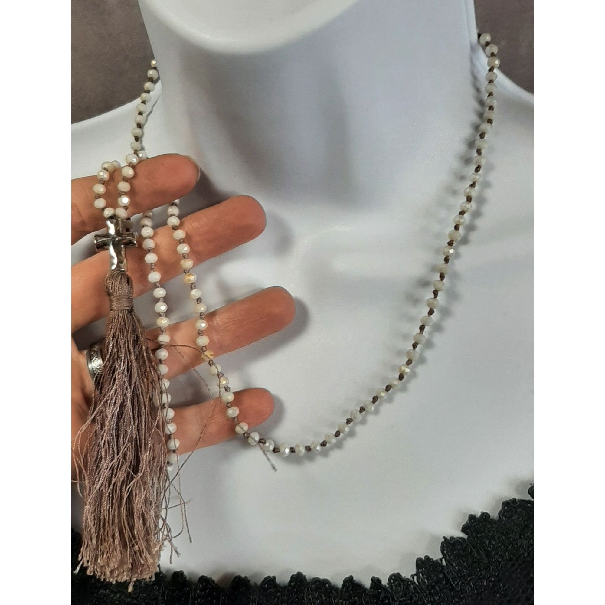 Other Alexa's Angels Bohemian Cross Necklace With Tassel Accent Size ONE SIZE - 4 Thumbnail