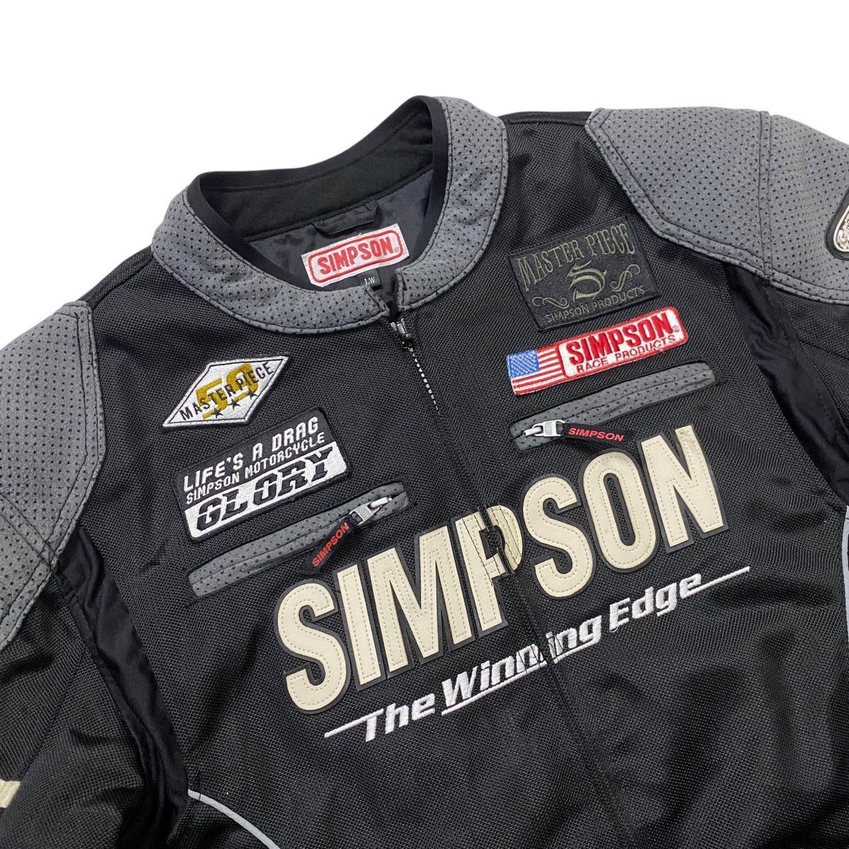 Vintage Vintage Simpson Racing Full Patches Mash Jackets Size US L / EU 52-54 / 3 - 9 Thumbnail